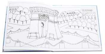 Паперова книга «Paris. Colouring book» - фото №5 - мініатюра