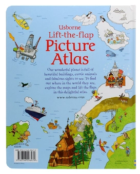 Паперова книга «Lift-the-Flap Picture Atlas», автор Алекс Фріт - фото №2 - мініатюра