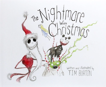Бумажная книга «The Nightmare Before Christmas», автор Тим Бёртон - фото №1 - миниатюра