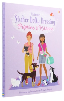 Бумажная книга «Sticker Dolly Dressing. Puppies and Kittens», автор Фиона Уотт - фото №3 - миниатюра