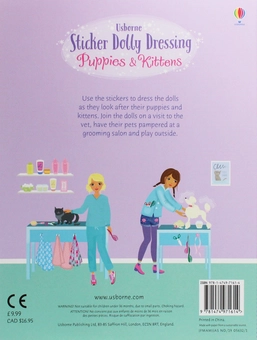 Бумажная книга «Sticker Dolly Dressing. Puppies and Kittens», автор Фиона Уотт - фото №2 - миниатюра