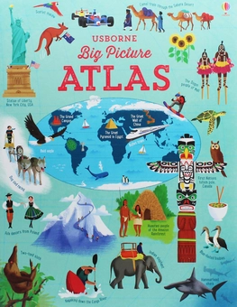 Бумажная книга «Big Picture Atlas», автор Эмили Боун - фото №1 - миниатюра