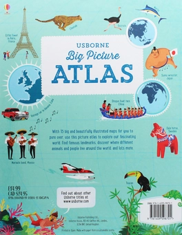 Бумажная книга «Big Picture Atlas», автор Эмили Боун - фото №2 - миниатюра