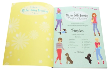 Бумажная книга «Sticker Dolly Dressing. Puppies and Kittens», автор Фиона Уотт - фото №4 - миниатюра