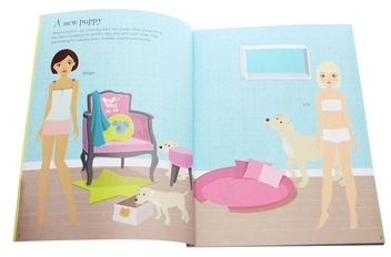 Бумажная книга «Sticker Dolly Dressing. Puppies and Kittens», автор Фиона Уотт - фото №5 - миниатюра