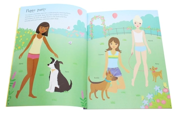 Бумажная книга «Sticker Dolly Dressing. Puppies and Kittens», автор Фиона Уотт - фото №6 - миниатюра