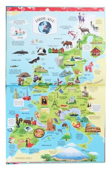 Бумажная книга «Big Picture Atlas», автор Эмили Боун - фото №6 - миниатюра