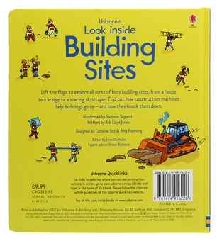 Бумажная книга «Look Inside Building Sites», автор Роб Ллойд Джонс - фото №2 - миниатюра
