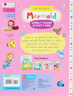 Бумажная книга «Mermaid. Sparkly Sticker Activity Book» - фото №2 - миниатюра