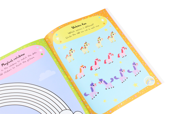 Бумажная книга «Unicorn. Sparkly Sticker Activity Book» - фото №4 - миниатюра