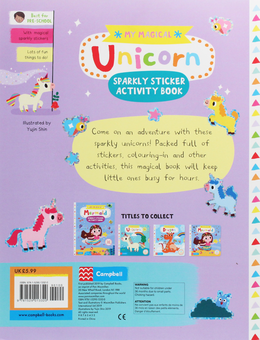 Бумажная книга «Unicorn. Sparkly Sticker Activity Book» - фото №2 - миниатюра