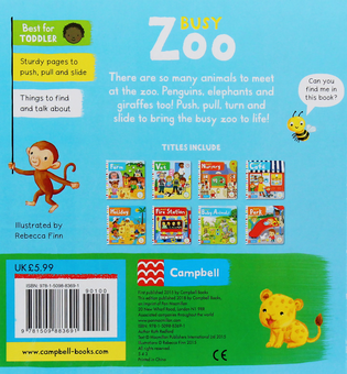 Бумажная книга «Busy Zoo» - фото №2 - миниатюра