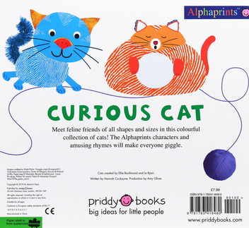 Паперова книга «Alphaprints. Curious Cat», автор Роджер Прідді - фото №2 - мініатюра