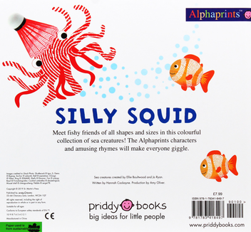 Бумажная книга «Alphaprints: Silly Squid and other Fishy Friends », автор Роджер Придди - фото №2 - миниатюра