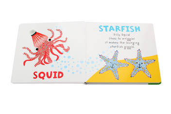 Бумажная книга «Alphaprints: Silly Squid and other Fishy Friends », автор Роджер Придди - фото №4 - миниатюра