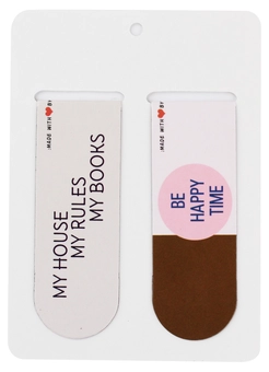  «Набор магнитных закладок для книг Bookmarks My books 2 шт (383)», бренда Bookmarks - фото №4 - миниатюра
