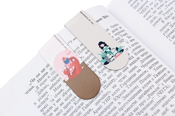  «Набор магнитных закладок для книг Bookmarks My books 2 шт (383)», бренда Bookmarks - фото №8 - миниатюра