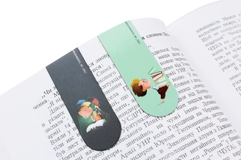  «Набор магнитных закладок для книг Bookmarks Накрив сон 2 шт (376)», бренда Bookmarks - фото №7 - миниатюра