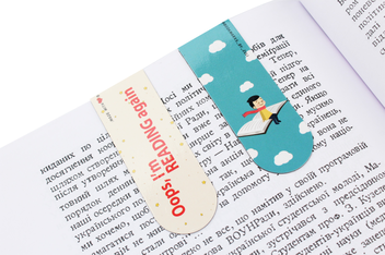 «Набір магнітних закладок для книг Bookmarks Reading again 2 шт (406)», бренда Bookmarks - фото №4 - миниатюра