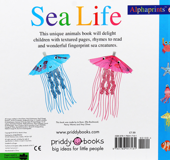 Бумажная книга «Sea Life. Alphaprints», автор Роджер Придди - фото №2 - миниатюра