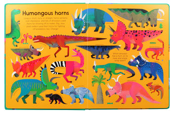 Бумажная книга «Creature Features. Dinosaurs», автор Наташа Дёрли - фото №4 - миниатюра