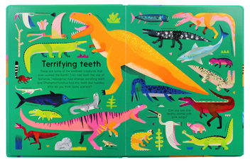 Бумажная книга «Creature Features. Dinosaurs», автор Наташа Дёрли - фото №5 - миниатюра