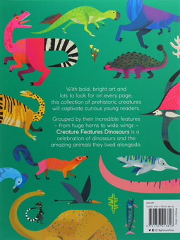 Бумажная книга «Creature Features. Dinosaurs», автор Наташа Дёрли - фото №2 - миниатюра