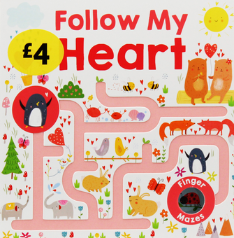 Бумажная книга «Follow My Heart. Maze Book», автор Эми Чепмен - фото №1 - миниатюра