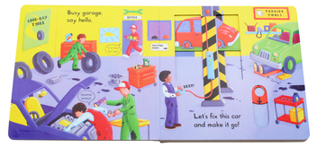 Бумажная книга «Busy Garage», автор Ребекка Финн - фото №4 - миниатюра