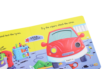 Бумажная книга «Busy Garage», автор Ребекка Финн - фото №5 - миниатюра