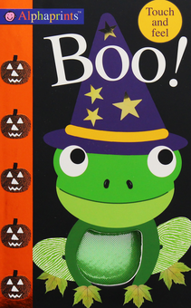 Паперова книга «Alphaprints Boo!», авторів Ліндсі Сагар, Еймі Чапман, Ханна Кокейн, Кайлі Хемлі - фото №1 - мініатюра