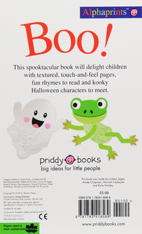 Паперова книга «Alphaprints Boo!», авторів Ліндсі Сагар, Еймі Чапман, Ханна Кокейн, Кайлі Хемлі - фото №2 - мініатюра