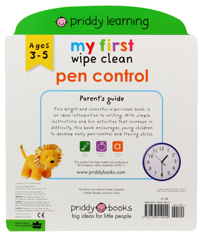 Паперова книга «My First Wipe Clean Pen Control (+ фломастер)», авторів Еймі Чапман, Наталі Мандей, Емі Олівер - фото №2 - мініатюра