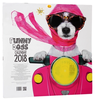 Бумажная книга «Настінний календар Свято кожен день Funny Dogs на 2018 рік» - фото №2 - миниатюра