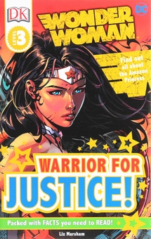 Паперова книга «DC Wonder Woman Warrior for Justice!», автор Ліз Маршам - фото №1 - мініатюра