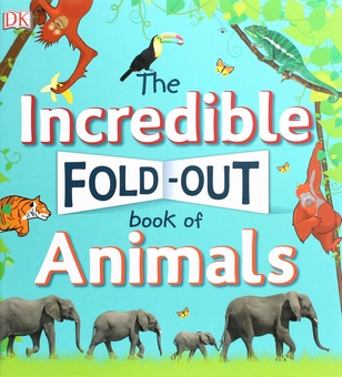 Бумажная книга «The Incredible Fold-Out Book of Animals» - фото №1 - миниатюра