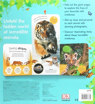 Бумажная книга «The Incredible Fold-Out Book of Animals» - фото №2 - миниатюра