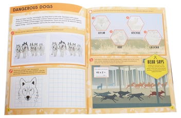 Бумажная книга «Bear Grylls Sticker Activity: Predators», автор Беар Гриллс - фото №4 - миниатюра