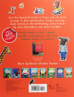 Бумажная книга «The Smartest Giant in Town Sticker Book», автор Джулия Дональдсон - фото №2 - миниатюра