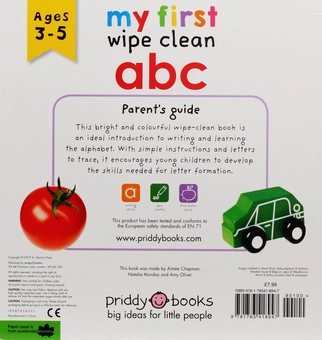 Бумажная книга «My First Wipe Clean ABC», авторов Эйми Чапман, Натали Мандей, Эми Оливер - фото №5 - миниатюра