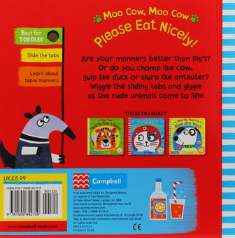 Бумажная книга «Moo Cow, Moo Cow, Please Eat Nicely!» - фото №5 - миниатюра