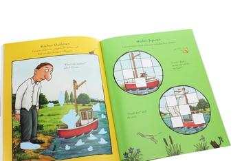Бумажная книга «The Smartest Giant in Town Sticker Book», автор Джулия Дональдсон - фото №5 - миниатюра