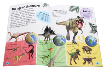 Бумажная книга «Sticker Encyclopedia Dinosaurs» - фото №4 - миниатюра