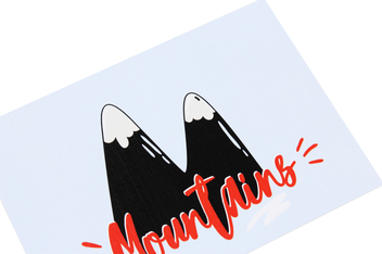 «Открытка Hod.brand Mountains (330000000035)», бренда Hod.brand - фото №3 - миниатюра