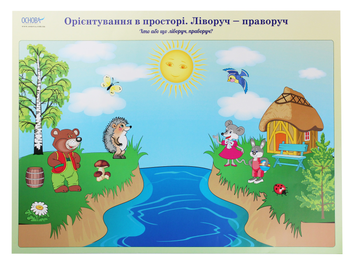 Бумажная книга «Орієнтування в просторі та часі. Комплект із 7 кольорових двосторонніх плакатів» - фото №4 - миниатюра