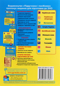 Паперова книга «Історія України. Міні-довідник для підготовки до ЗНО та ДПА», автор Ігор Панчук - фото №2 - мініатюра