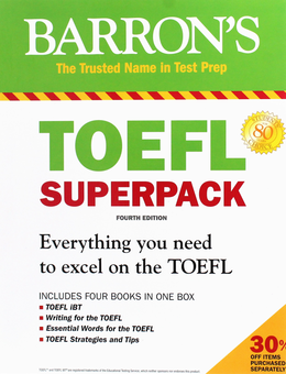 Паперова книга «TOEFL iBT Superpack», автор Памела Дж. Шарп - фото №1 - мініатюра