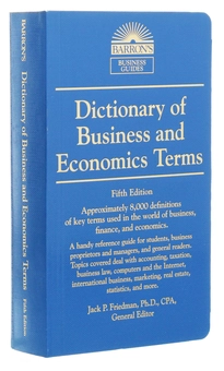 Паперова книга «Dictionary of Business and Economics Terms», автор Джек П. Фрідман - фото №3 - мініатюра
