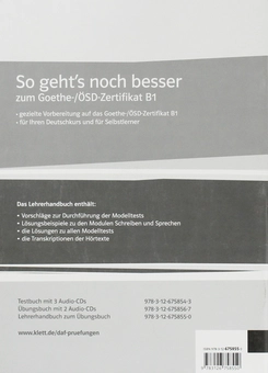 Бумажная книга «So geht's noch besser zum Goethe-/ÖSD-Zertifikat B1» - фото №3 - миниатюра