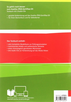 Бумажная книга «So geht's zum Goethe-/ÖSD-Zertifikat B1. Testbuch (+ 3 CD-ROM)» - фото №2 - миниатюра